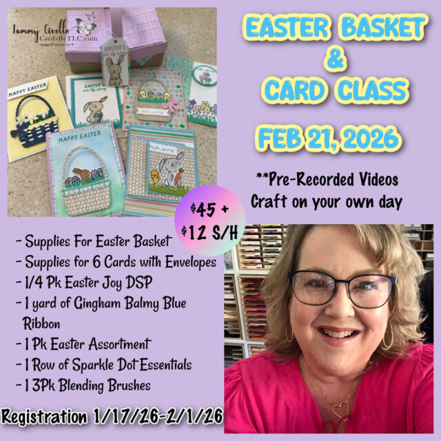 Registration for Easter Basket & Card Class